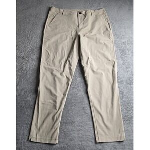 Nomatic Outset Pants Mens 38x32 Khaki Chino Classic Fit Travel Tech Comfort